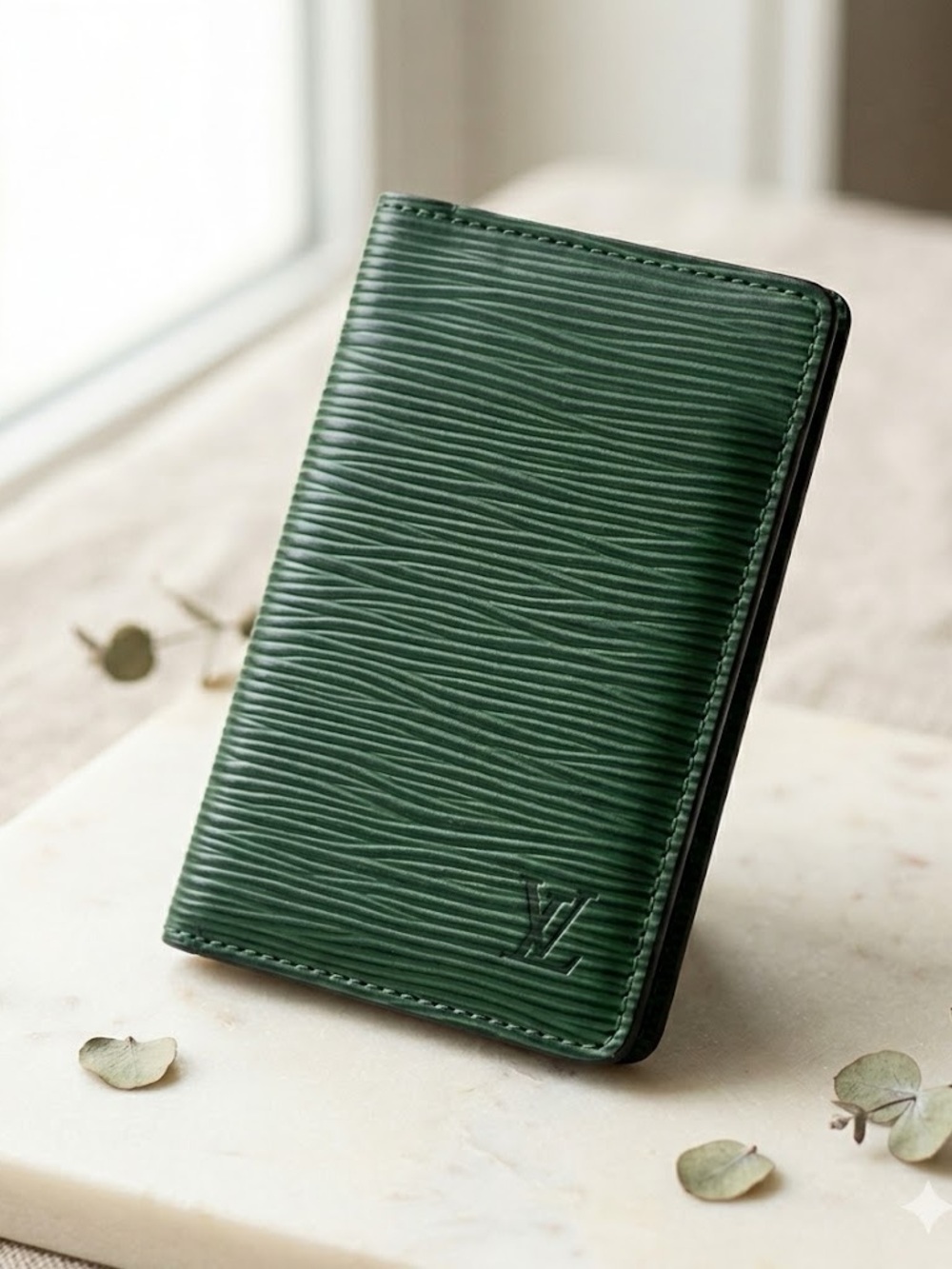Authentic Louis Vuitton Epi Leather Card Holder